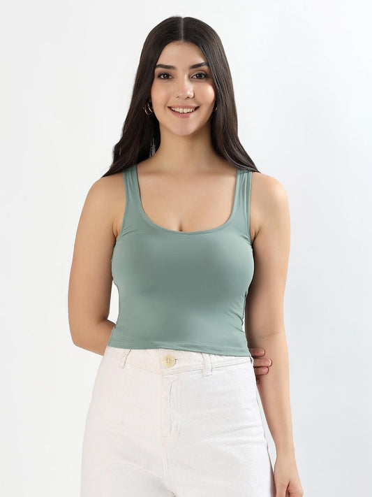 Reversible Neck BraTop - Lily Pad