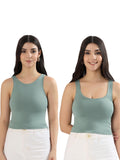 Reversible Neck BraTop - Lily Pad