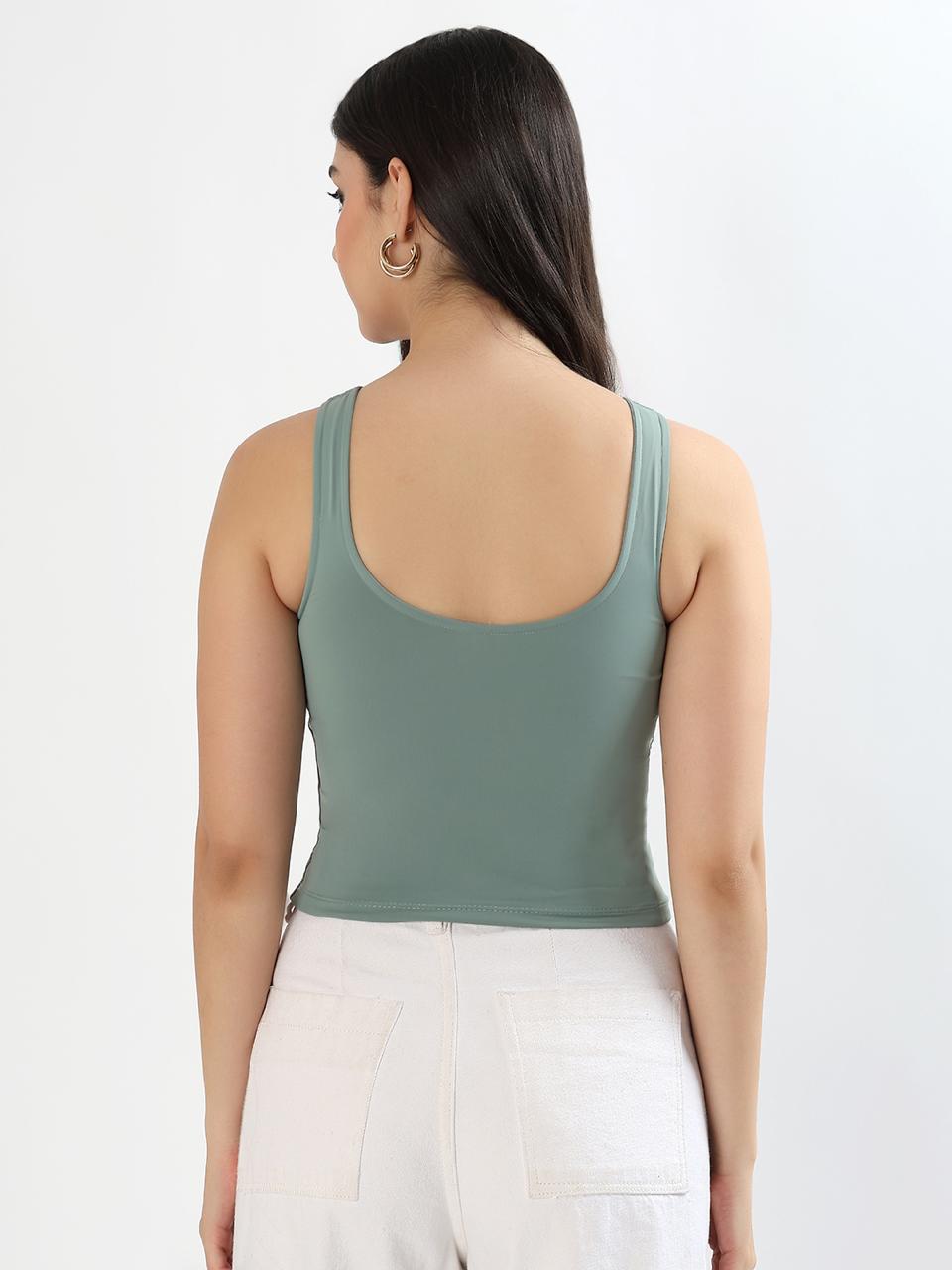 Reversible Neck BraTop - Lily Pad