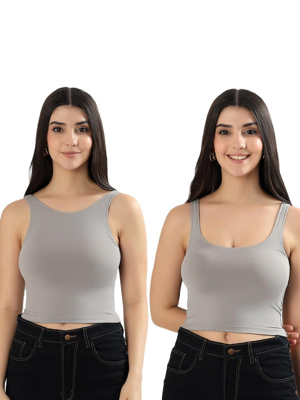 Reversible Neck BraTop - Feather